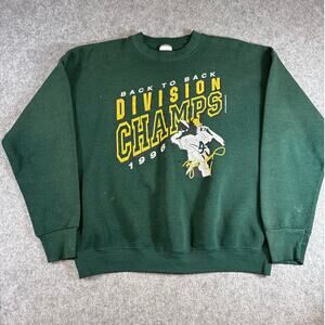 Vintage 90s Green Bay Packers Sweatshirt Mens Fleece Crewneck NFL Football XL